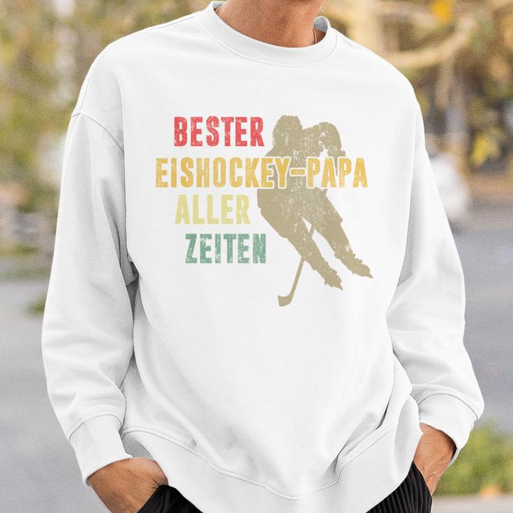 Bester Eishockey-Papa Aller Zeiten Herrenatertag Geschenk Sweatshirt Geschenke für Ihn