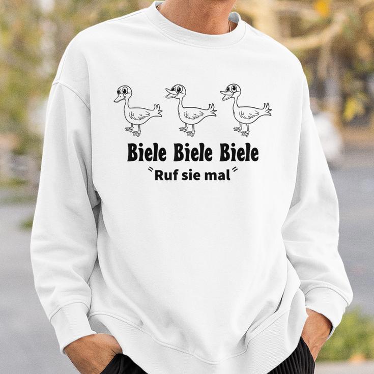 Biele Biele Biele White Sweatshirt Geschenke für Ihn