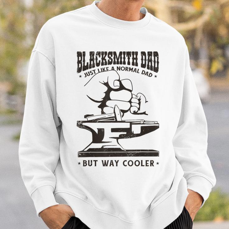 Blacksmith Dad Cool Anvil Blacksmith Father Sweatshirt Gifts for Him