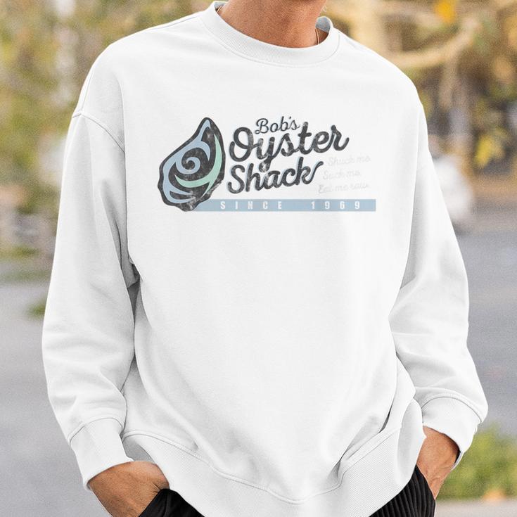 Bob's Oyster Shack Shuck Me Suck Me Eat Me RawSweatshirt Gifts for Him