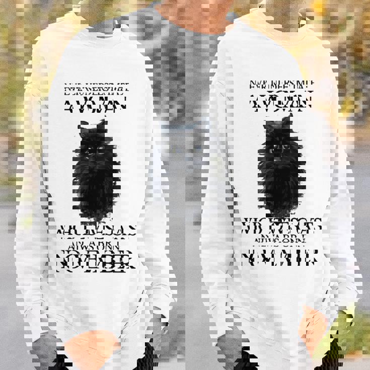 Born In November Sweatshirt Gifts for Him