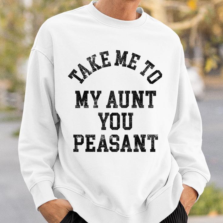 Bring Mich Zu Meiner Tante Du Bauer Sweatshirt Geschenke für Ihn