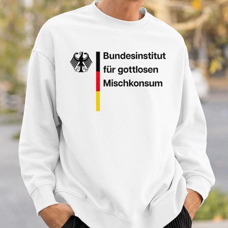 Bundesinstitut Für Gottlosen Mischkonsum Gottloser Ironie Sweatshirt Geschenke für Ihn