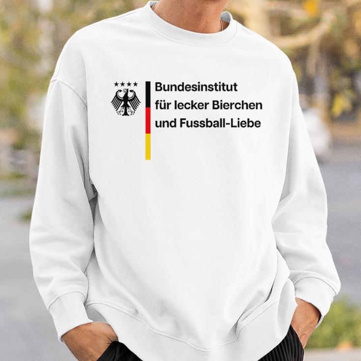 Bundesinstitut Für Lecker Bierchen Und Fussball-Liebe Bier Sweatshirt Geschenke für Ihn