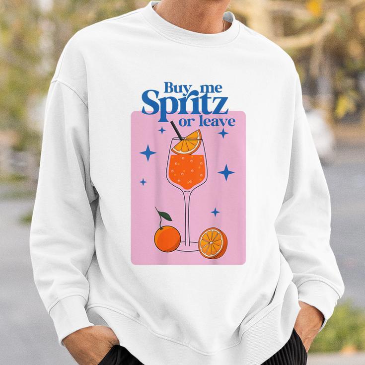 Buy Me Spritz Or Leave X Hallöchen Aperölchen Spritz Stars Sweatshirt Geschenke für Ihn