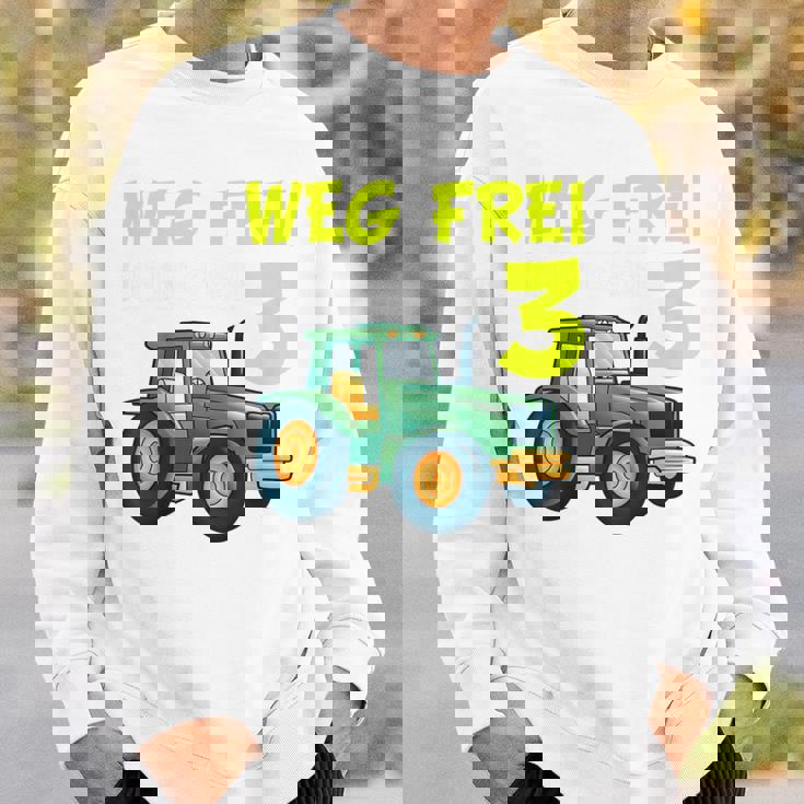 Children's 3Rd Birthday Wake Frei Ich Bin Schon 3 Jahre Traktor Trecker Sweatshirt Geschenke für Ihn