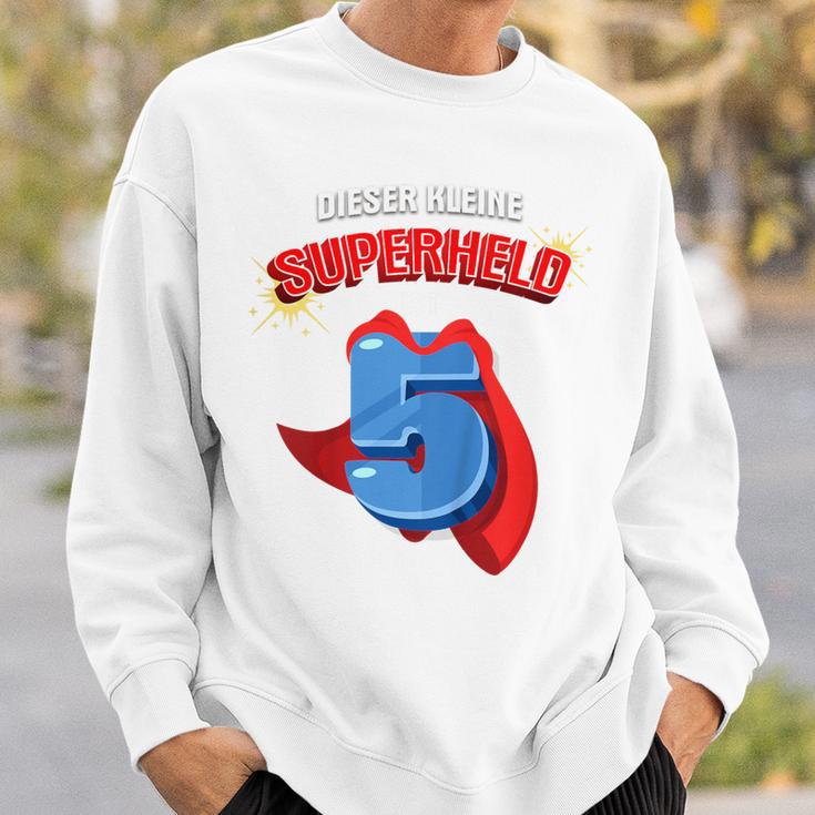 Children's 5Th Birthday Dieser Kleine Superheld Ist 5 Jahre Alt Held Sweatshirt Geschenke für Ihn