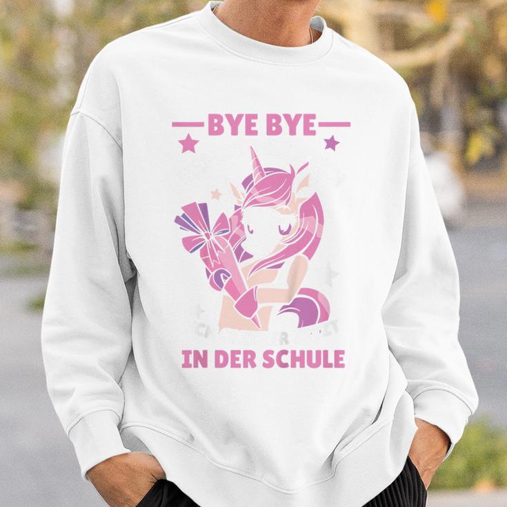 Children's Bye Bye Kindergarten Ich Glitzer In Der Schule Cute Unicorn Sweatshirt Geschenke für Ihn