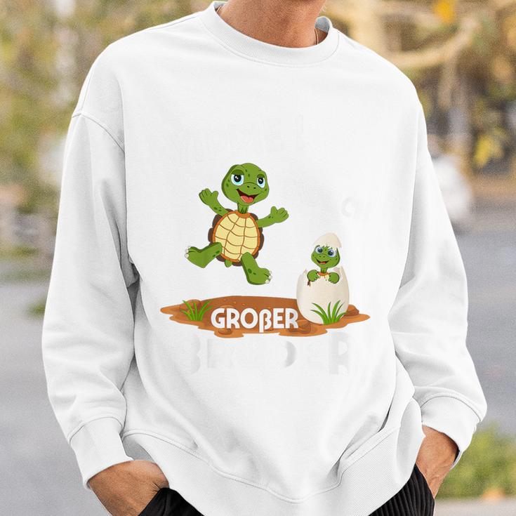 Children's Endlich Großer Bruder Sohn Geschwister Schildkrötes Sweatshirt Geschenke für Ihn