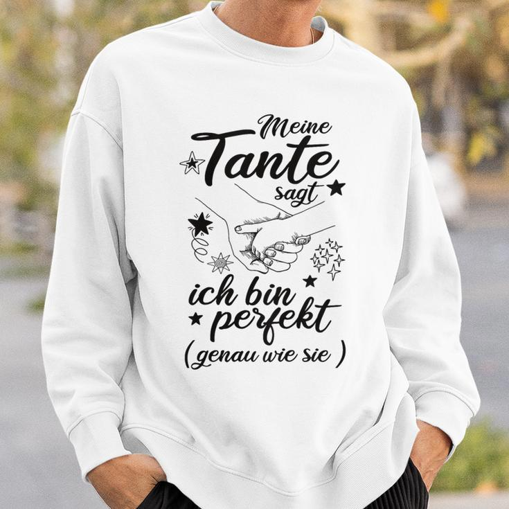 Children's Meine Tante Sagt Ich Bin Perfekt Von Tante Für Niche Sweatshirt Geschenke für Ihn