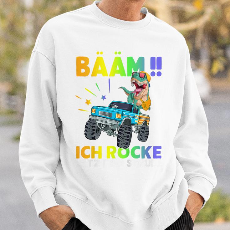 Children's Schulkind 2023 With Dino Bäm Ich Rocke Die Schule Sweatshirt Geschenke für Ihn