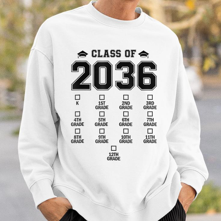 Class Of 2036 Grow With Me With Space For Checkmarks Sweatshirt Gifts for Him