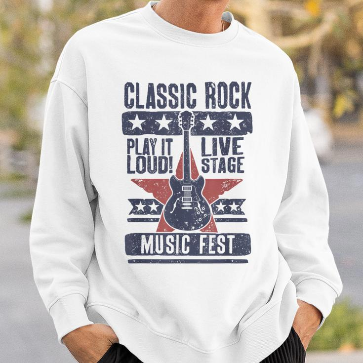 Classic Rock Music Fest Play It Loud Sweatshirt Gifts for Him