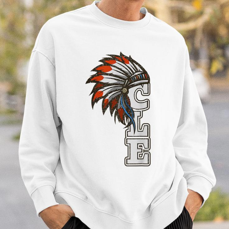 Cle Cleveland Ohio Native American Indian Tribe Sweatshirt Gifts for Him