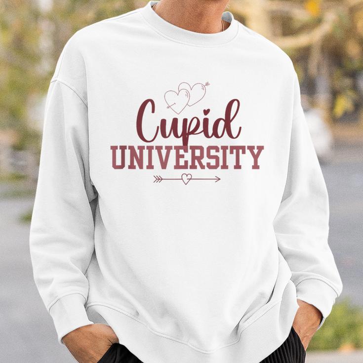 Cupid University Valentine's Day Hearts And Love Wedding Sweatshirt Gifts for Him