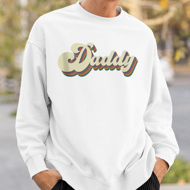 Daddy Retro Vintage Dad For Lovers Fathers Day Dada Sweatshirt Gifts for Him