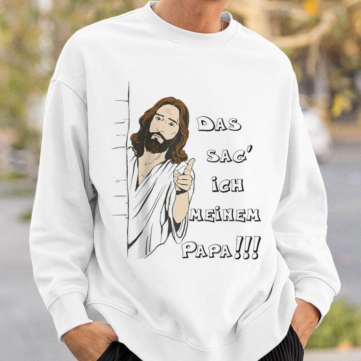 Das Sag' Ich Meinem Papa Raglan Sweatshirt Geschenke für Ihn