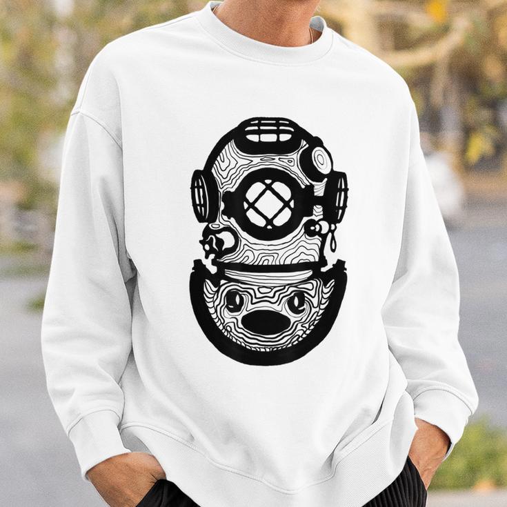 Deep Sea Diver Navy Commercial Scuba Diver Dive Helmet Mk5 Sweatshirt Gifts for Him