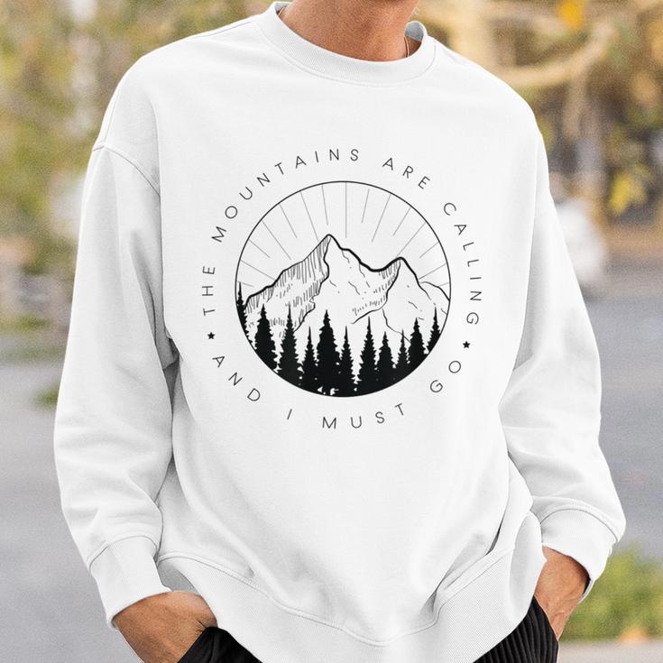 Die Berge Rufen Berge Die Berge Rufen Mountains S Sweatshirt Geschenke für Ihn