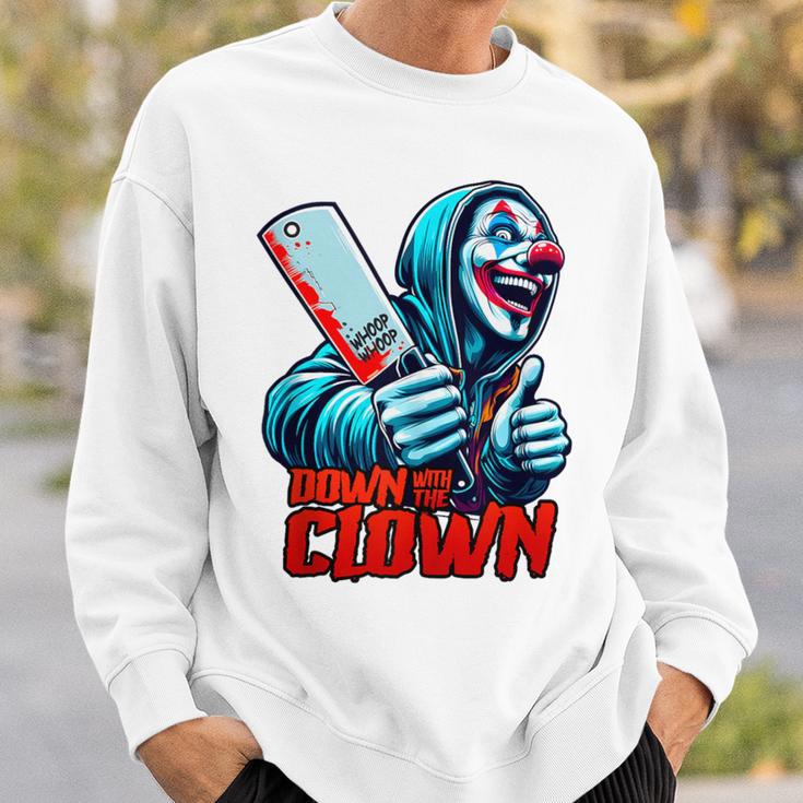 Down With The Clown Icp Hatchet Man Juggalette Clothes Sweatshirt Gifts for Him