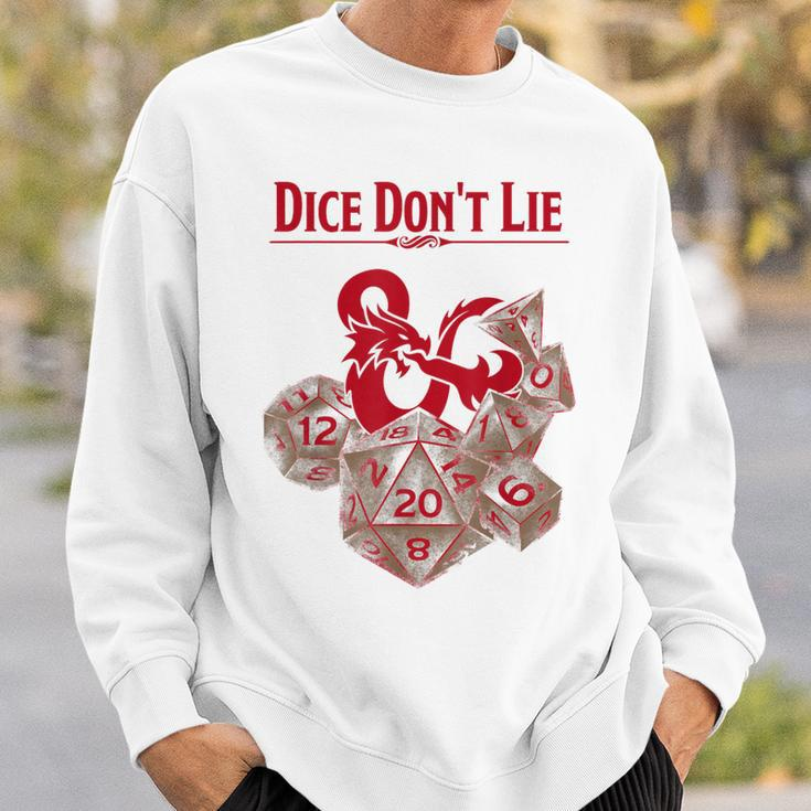 Dungeons & Dragons Red Dice Don't Lie Sweatshirt Gifts for Him