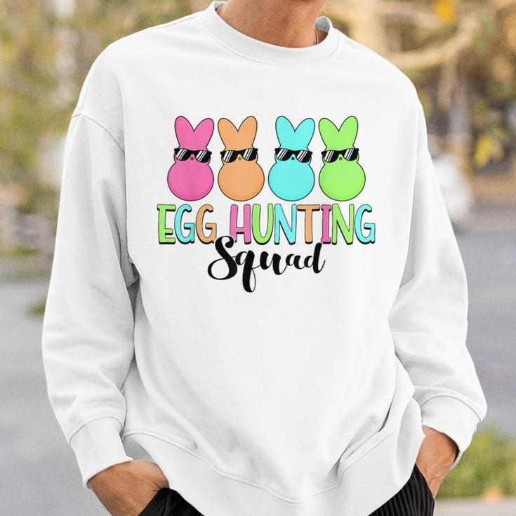 Egg Hunting Squad Cute Bunny Rabbit Lover Happy Easter Day Sweatshirt Gifts for Him