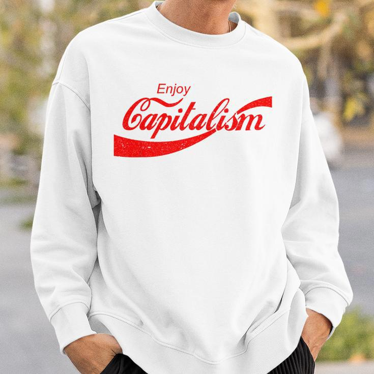 Enjoy Capitalism For American Entrepreneurs Sweatshirt Geschenke für Ihn