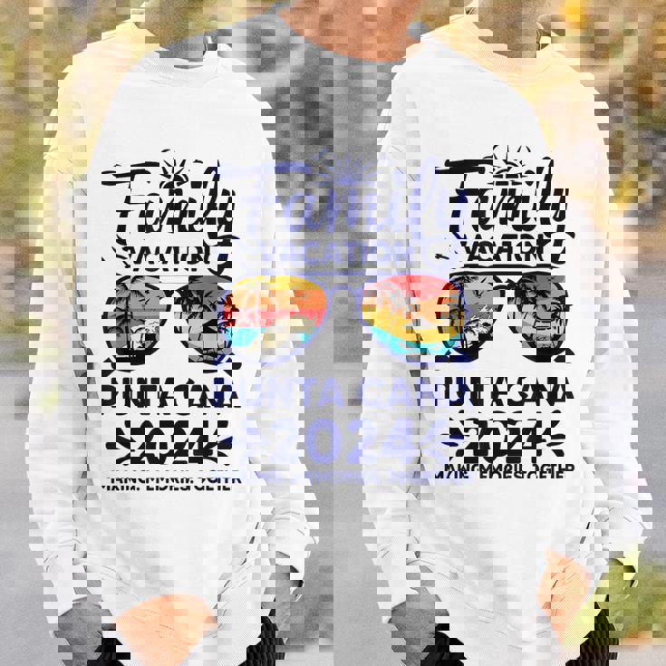 Family Vacation Punta Cana 2024 Matching Family Group Summer Sweatshirt Gifts for Him