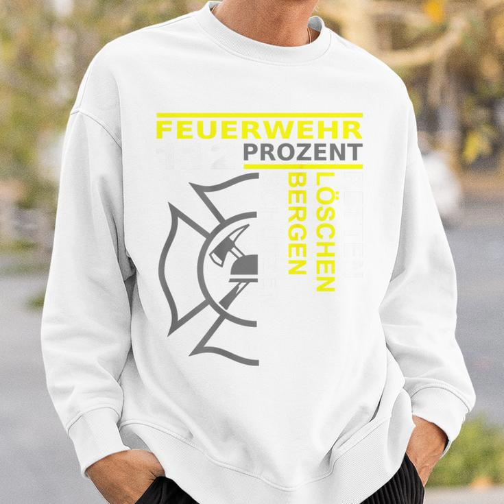 Feuerwehr Retten Löschen Bergen Schützen Sweatshirt Geschenke für Ihn