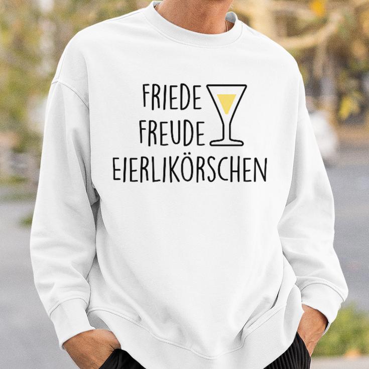 Fun Friede Freude Egg Liqueur Sweatshirt Geschenke für Ihn