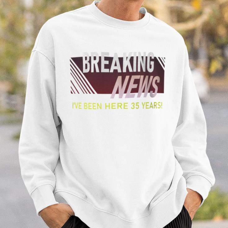 35 Year Work Anniversary 35Th Employee Appreciation Sweatshirt Gifts for Him