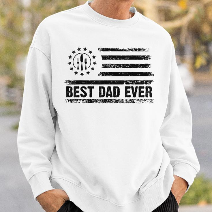 American Flag For Cooking Dad Daddy Father's Day Sweatshirt Gifts for Him