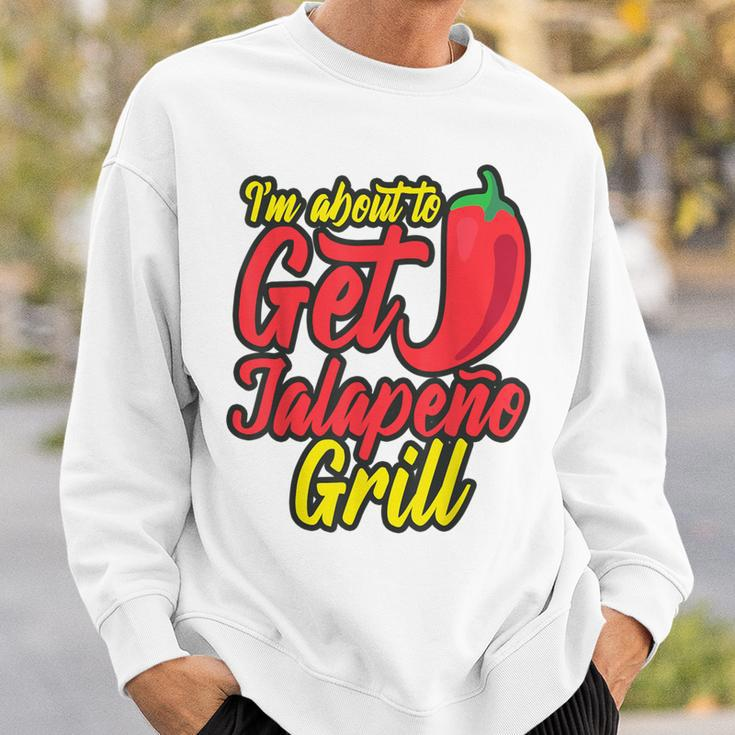 Jalapeno Pun Hot Pepper Gag Spicy Cinco De Mayo Sweatshirt Gifts for Him