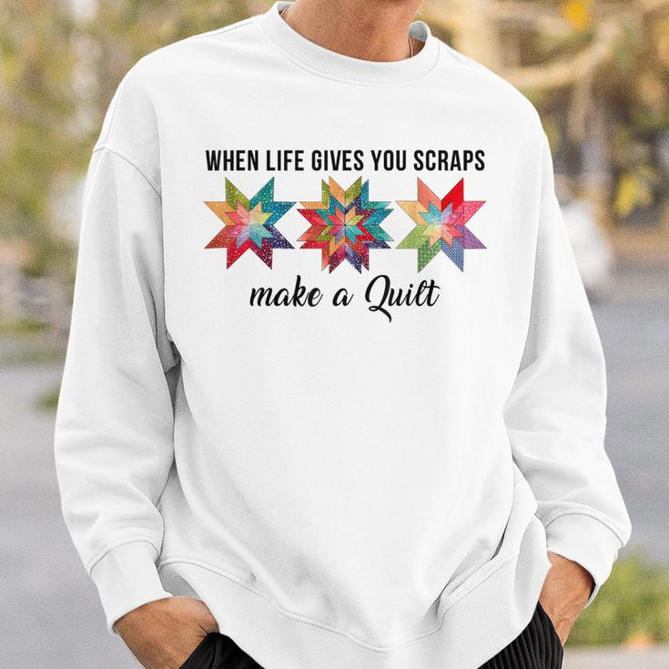 Quilter Make A Quilt Quilting Sewing Fabric Sweatshirt Gifts for Him