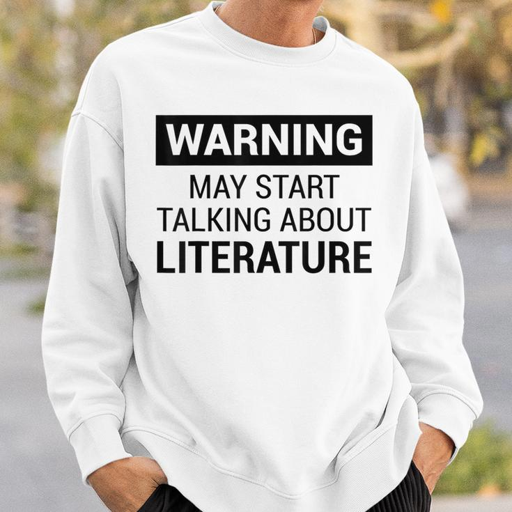 Writers Poets Authors Literature Fans Sweatshirt Gifts for Him