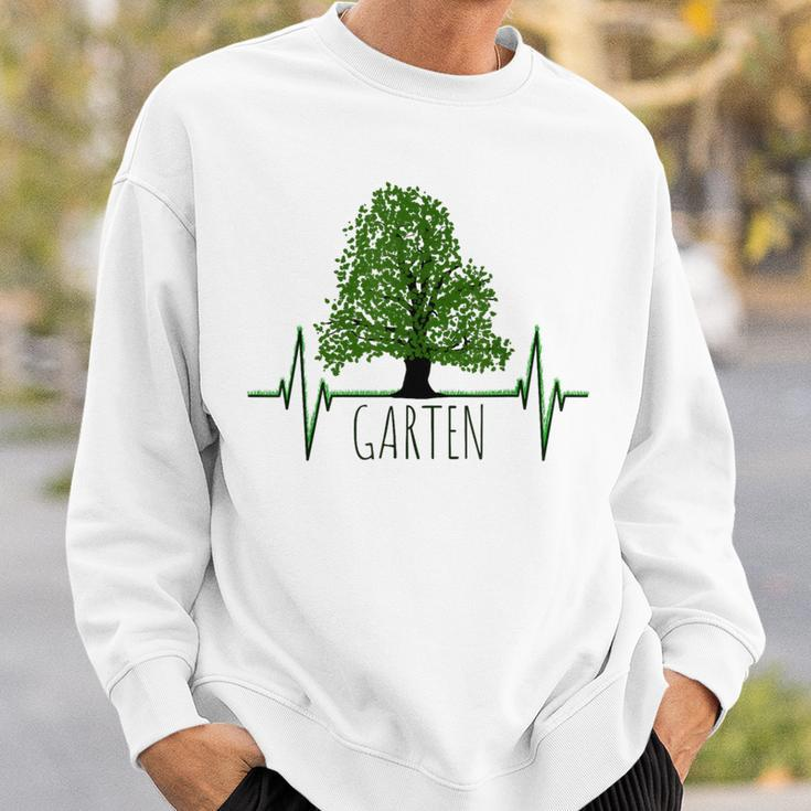Garden Gardening Gardening Tree Heartbeat Sweatshirt Geschenke für Ihn