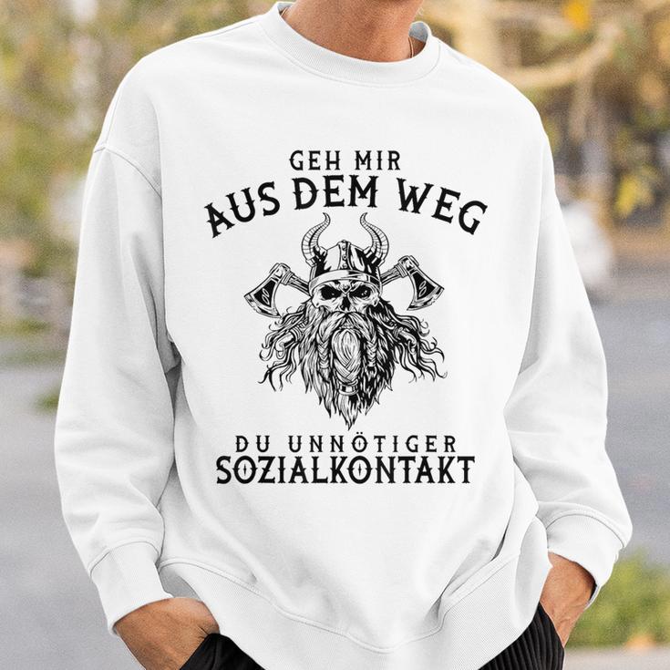 Geh Mir Aus Dem Weg Sweatshirt für Herren, Witziges Textdesign Geschenke für Ihn