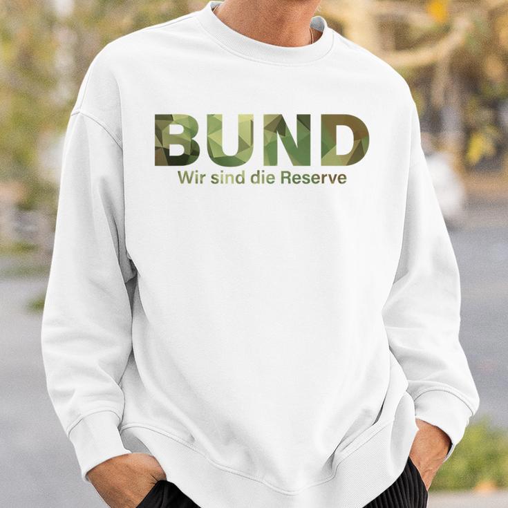 With German Army Motif Wir Sind Die Reserve Der Bundeswehr Wir Sind Die Reserve Sweatshirt Geschenke für Ihn