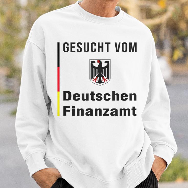 Gesucht Vom Deutschen Finanzamt Tax Evasion White Sweatshirt Geschenke für Ihn