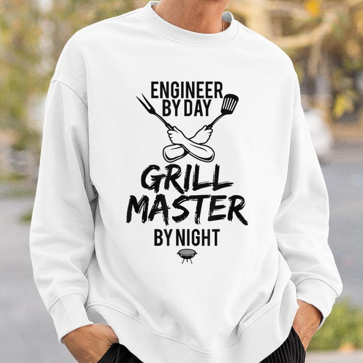 Grill Bbq Master Engineer Barbecue Sweatshirt Gifts for Him