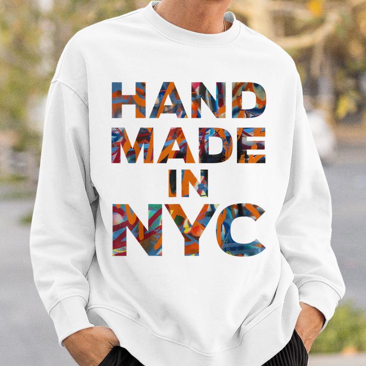 Handmade In Nyc Native New Yorker Graffiti Sweatshirt Gifts for Him