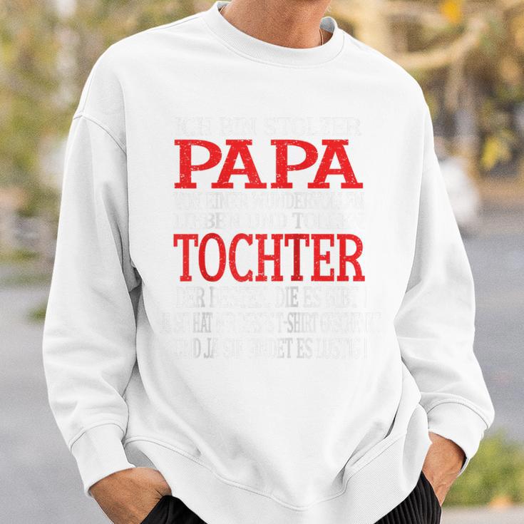 Herren Ich Bin Stolzer Papa Einer Wundervollen Tochter -Atertag Raglan Sweatshirt Geschenke für Ihn