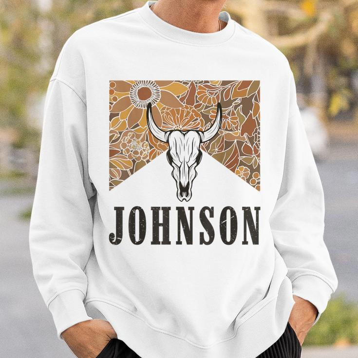 Howdy Cojo Johnson Western Style Team Johnson Family Reunion Sweatshirt Gifts for Him