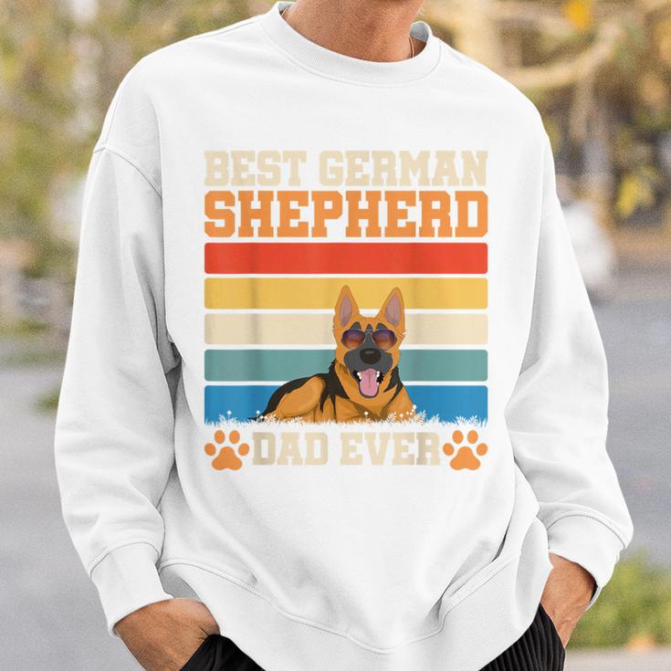 Hunde Papaatertag Geschenk Retro Deutscher Schäferhund Sweatshirt Geschenke für Ihn