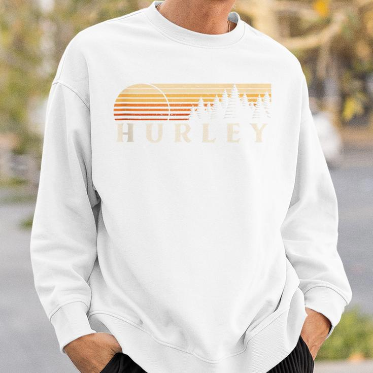 Hurley Al Vintage Evergreen Sunset Eighties Retro Sweatshirt Gifts for Him