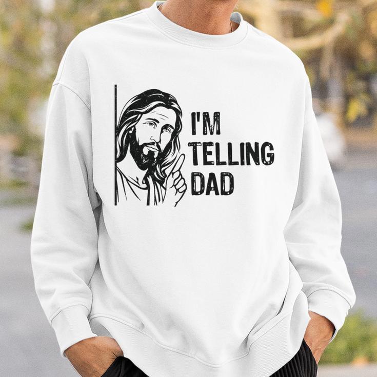 Ich Erzähle Papa Lustig Jesus Dass Ich Diesen Christen Gesehen Habe Sweatshirt Geschenke für Ihn