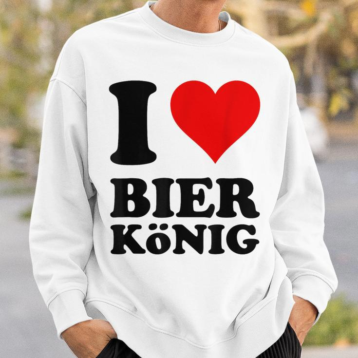 Ich Liebe Bierkönig German Sweatshirt Geschenke für Ihn