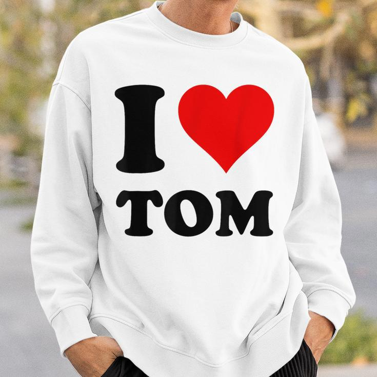 Ich Liebe Tom Sweatshirt Geschenke für Ihn