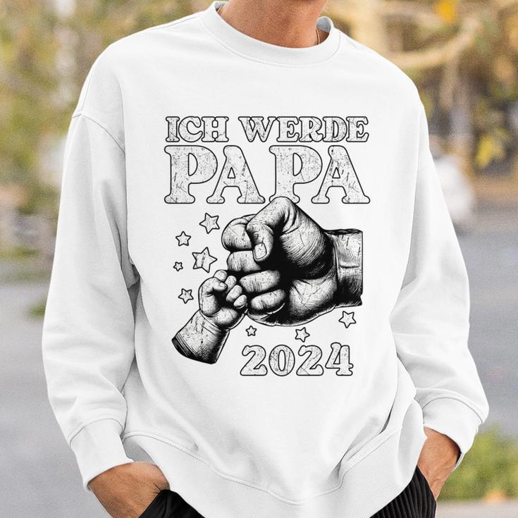 Ich Werde Papa 2024 Baby Ankündigung Papa 2024 Sweatshirt Geschenke für Ihn