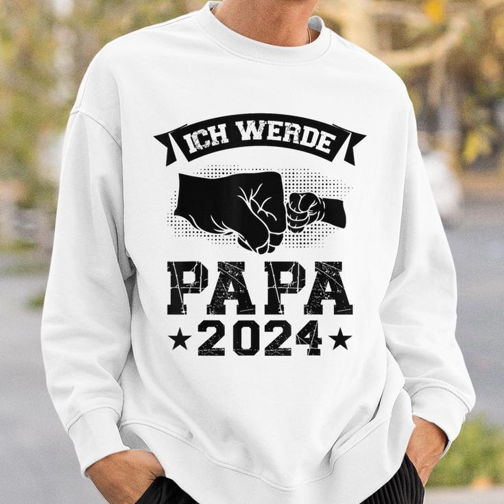 Ich Werde Papa 2024 Papa 2024 Family Sweatshirt Geschenke für Ihn